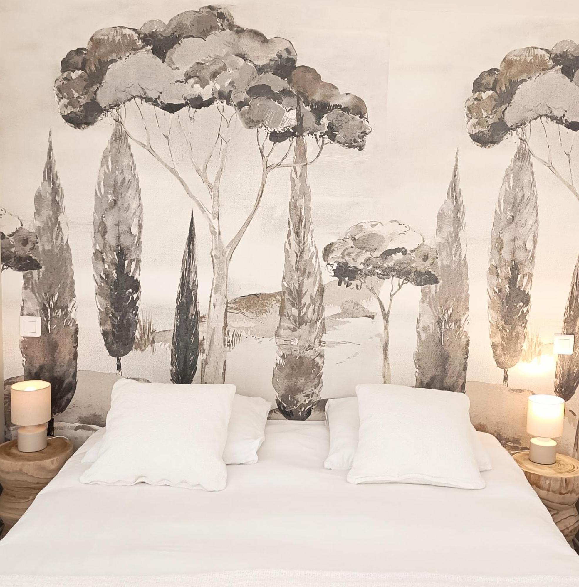 ホテル La Ferme Les Eybrachas Réauville 部屋 写真
